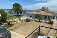 St George's Island Hydroseeding before